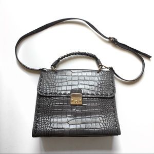 Claudia Firenze Embossed Crocodile Bag